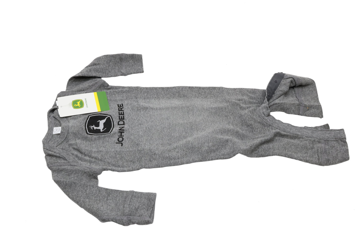 John Deere Boys Gray Romper Size 6 Months - LP75865