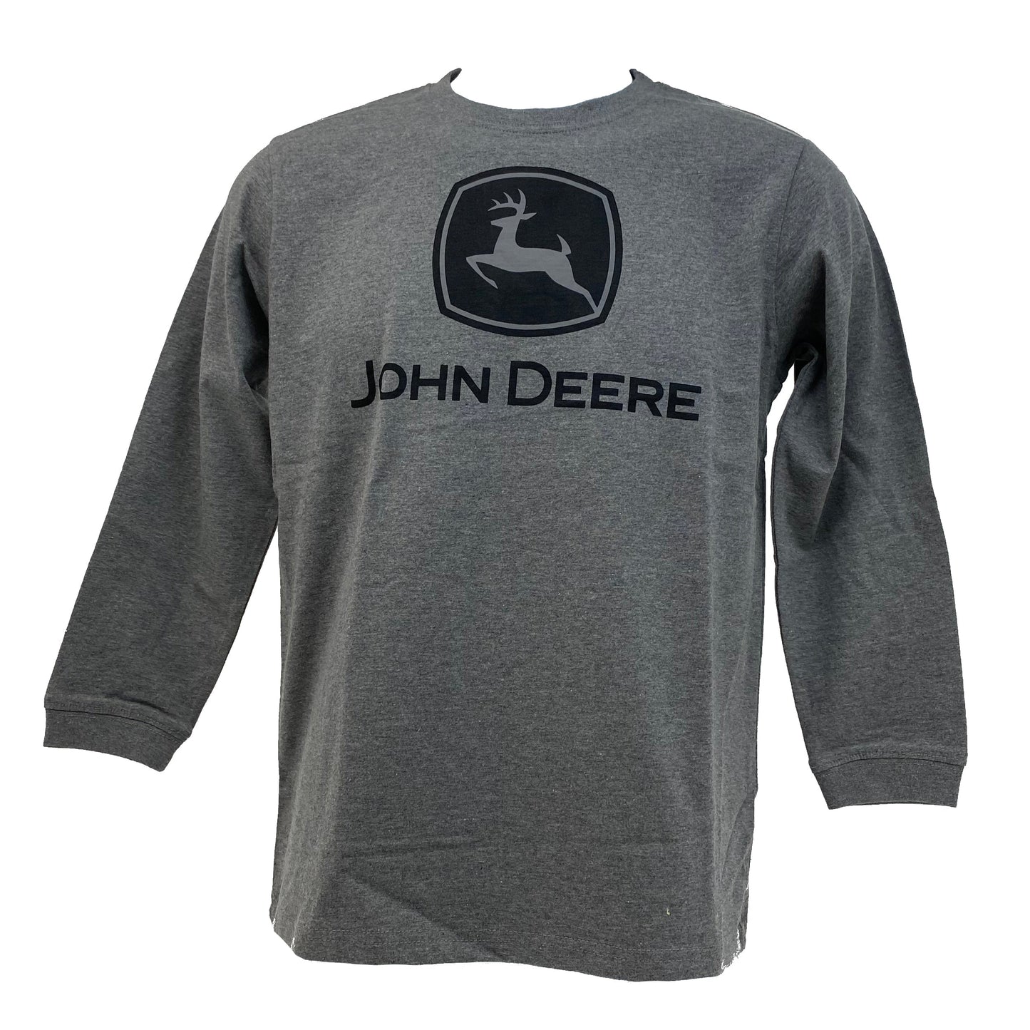 John Deere Logo Boy T-Shirt Grey Youth Medium - LP75771