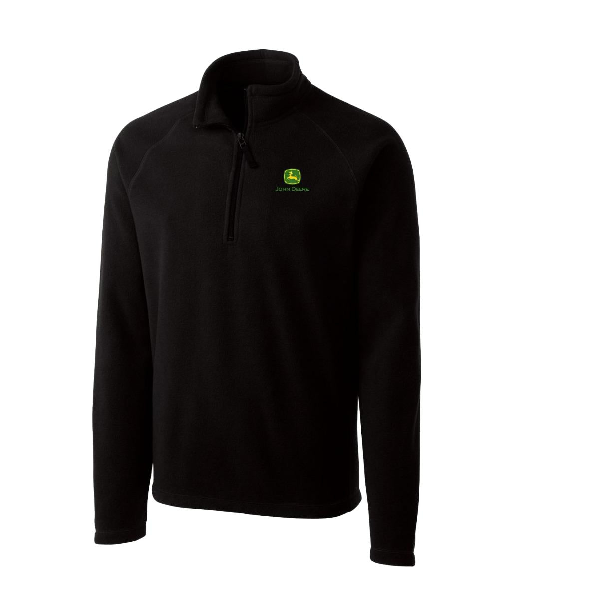 John Deere Black Mens 1/2 Zip Jacket Large - LP77853