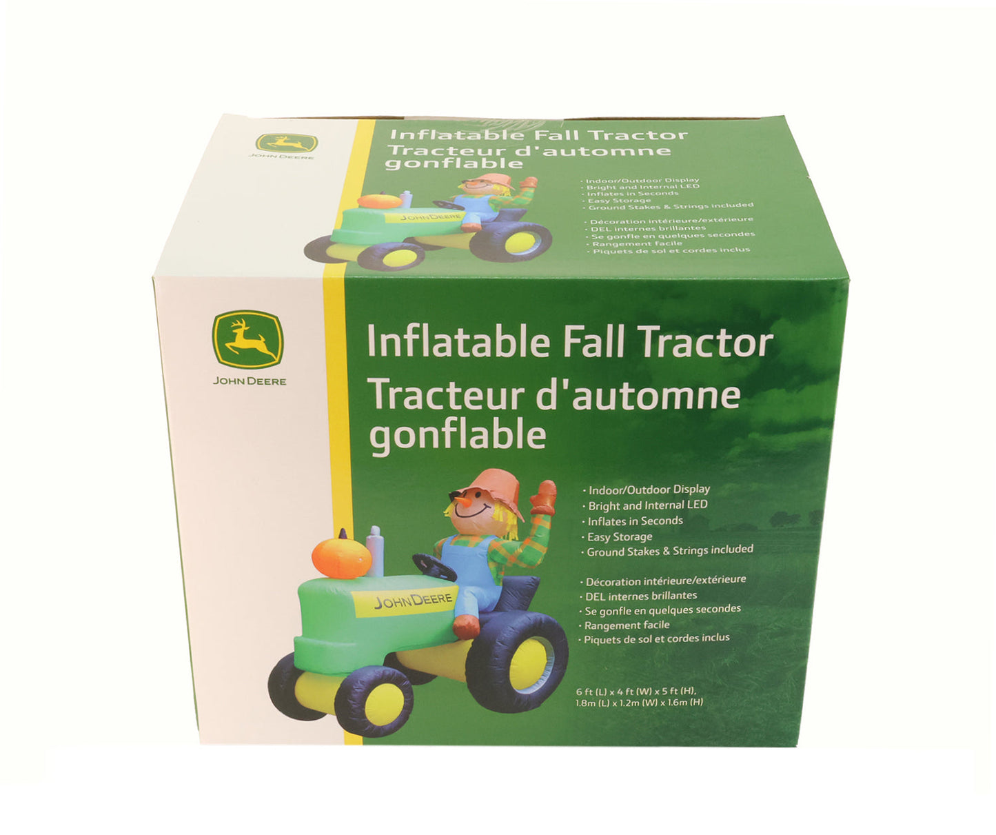 John Deere Tractor Inflatable with Scarecrow - LP86781