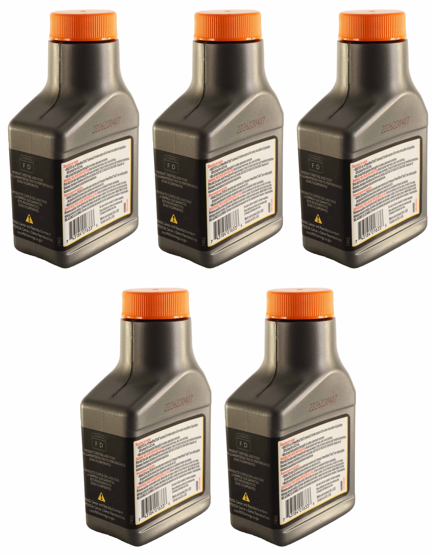 Echo Original Equipment 5-PACK PowerBlend Gold 2.6 Oz. 2-Stroke Engine Oil - 6450000