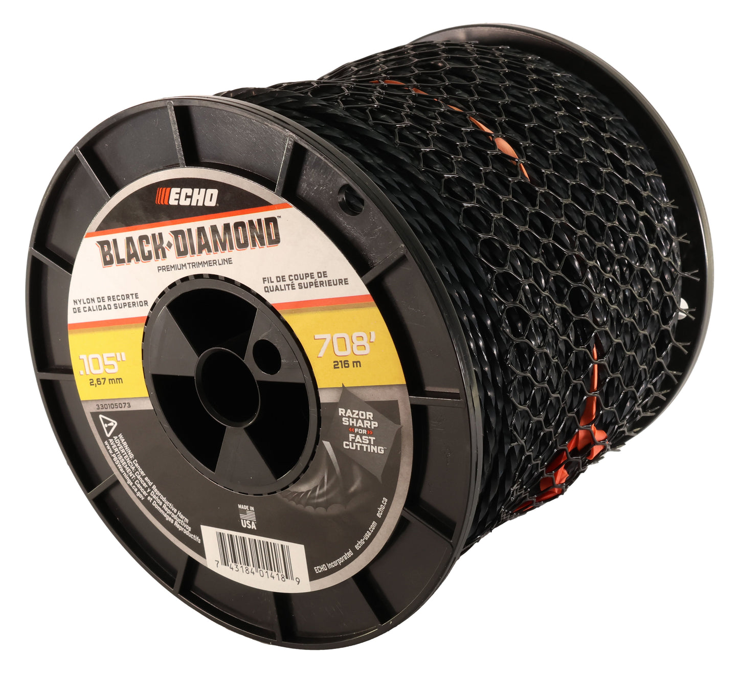 Echo Original Equipment Black Diamond Trimmer Line, .105 Line 3 Lb. Spool - 330105073