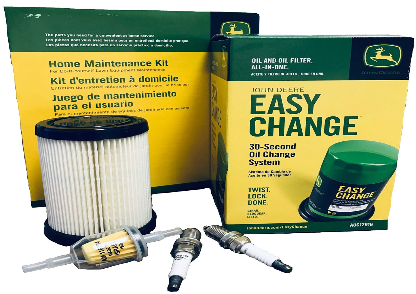 John Deere Original Equipment Models E120/E130 Maintenance Kit + Mulching Blades
