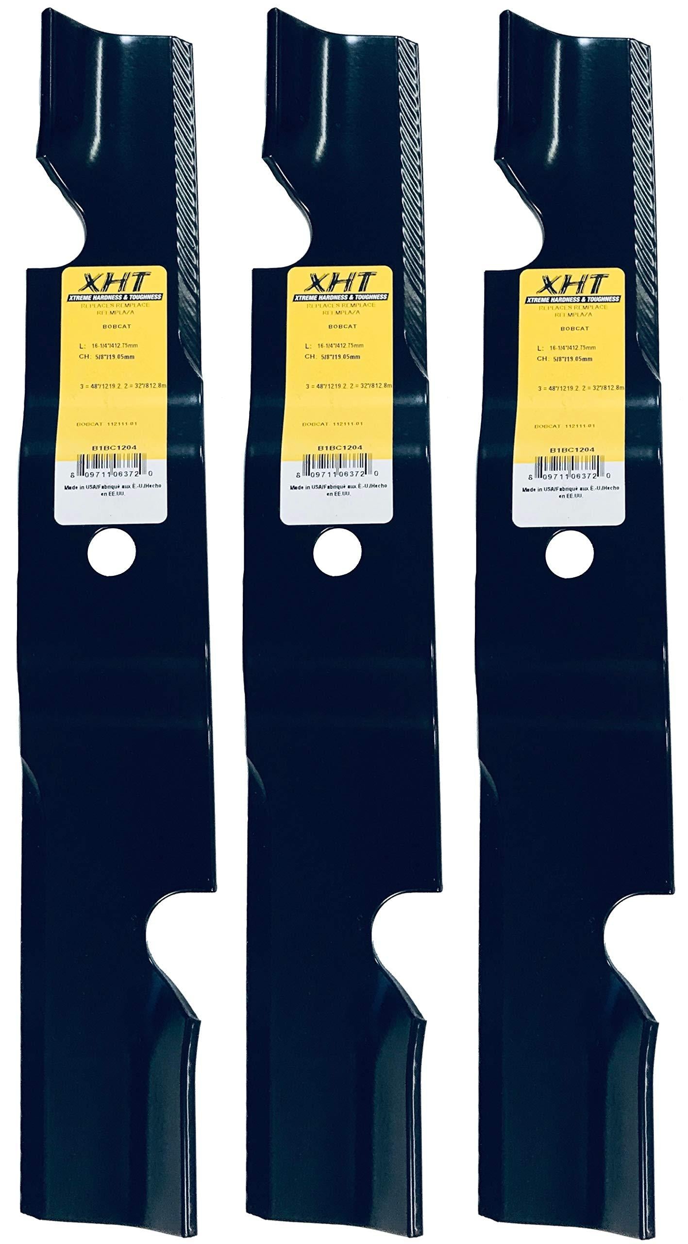 A&I XHT 16-1/4", 5/8", HL Mower Blade (Set of 3) - B1BC1204,3