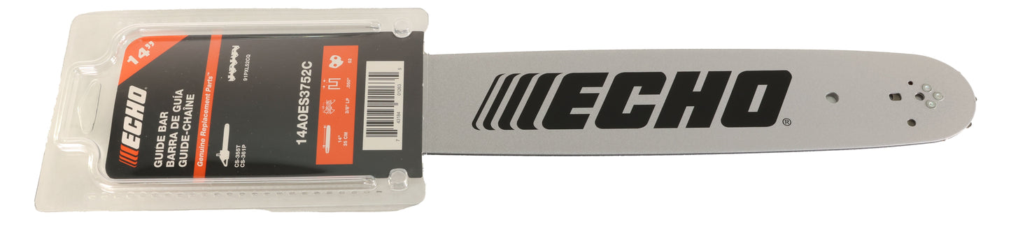 Echo Original Equipment 14" Guide Bar - 14A0ES3752C, image 2