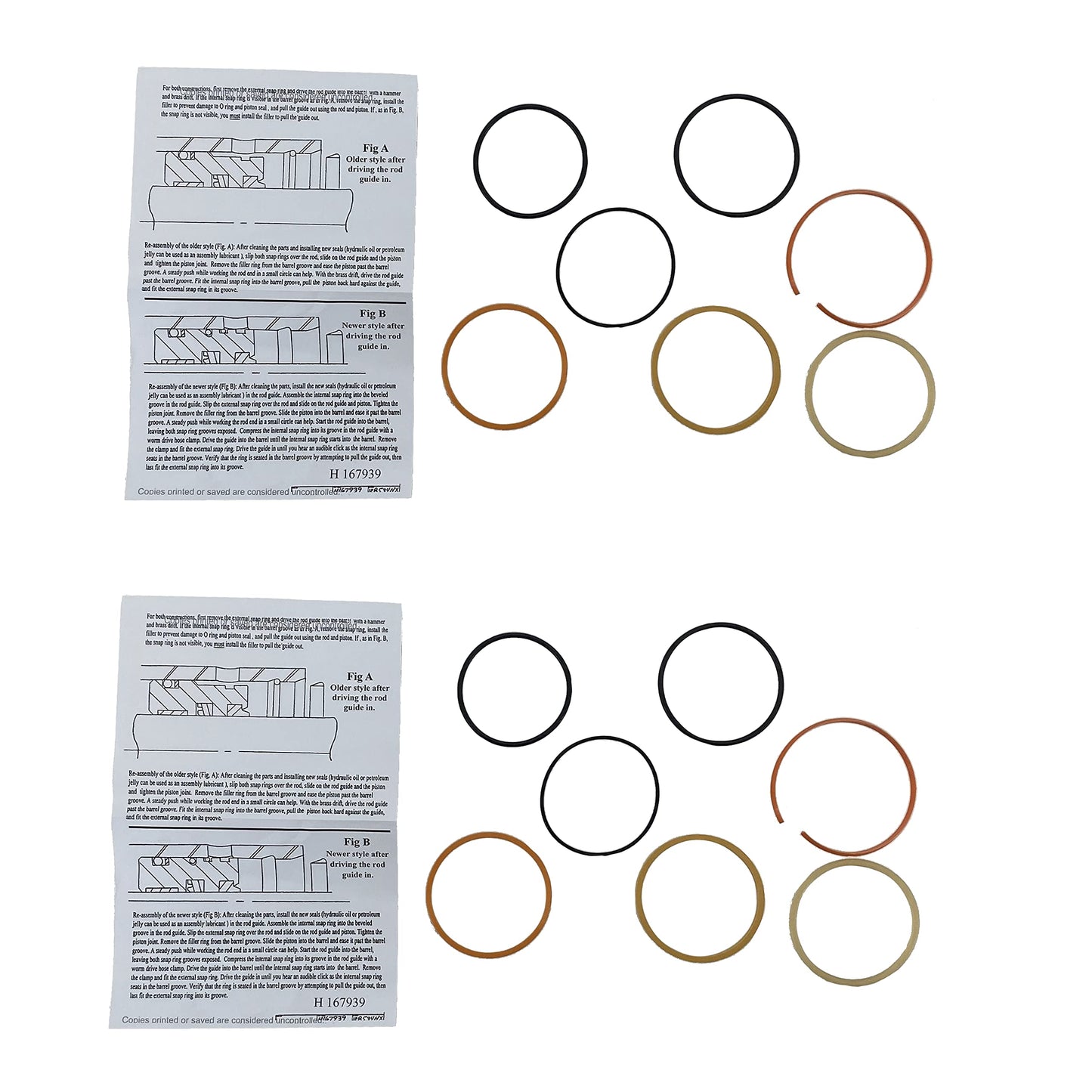 John Deere Original Equipment Hydraulic Cylinder Kit 2 Pack - AH212088,2