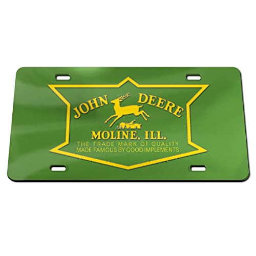 John Deere Green Vintage Logo License Plate - LP79721