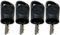 John Deere (4-Pack) Original Equipment Key - AUC12681