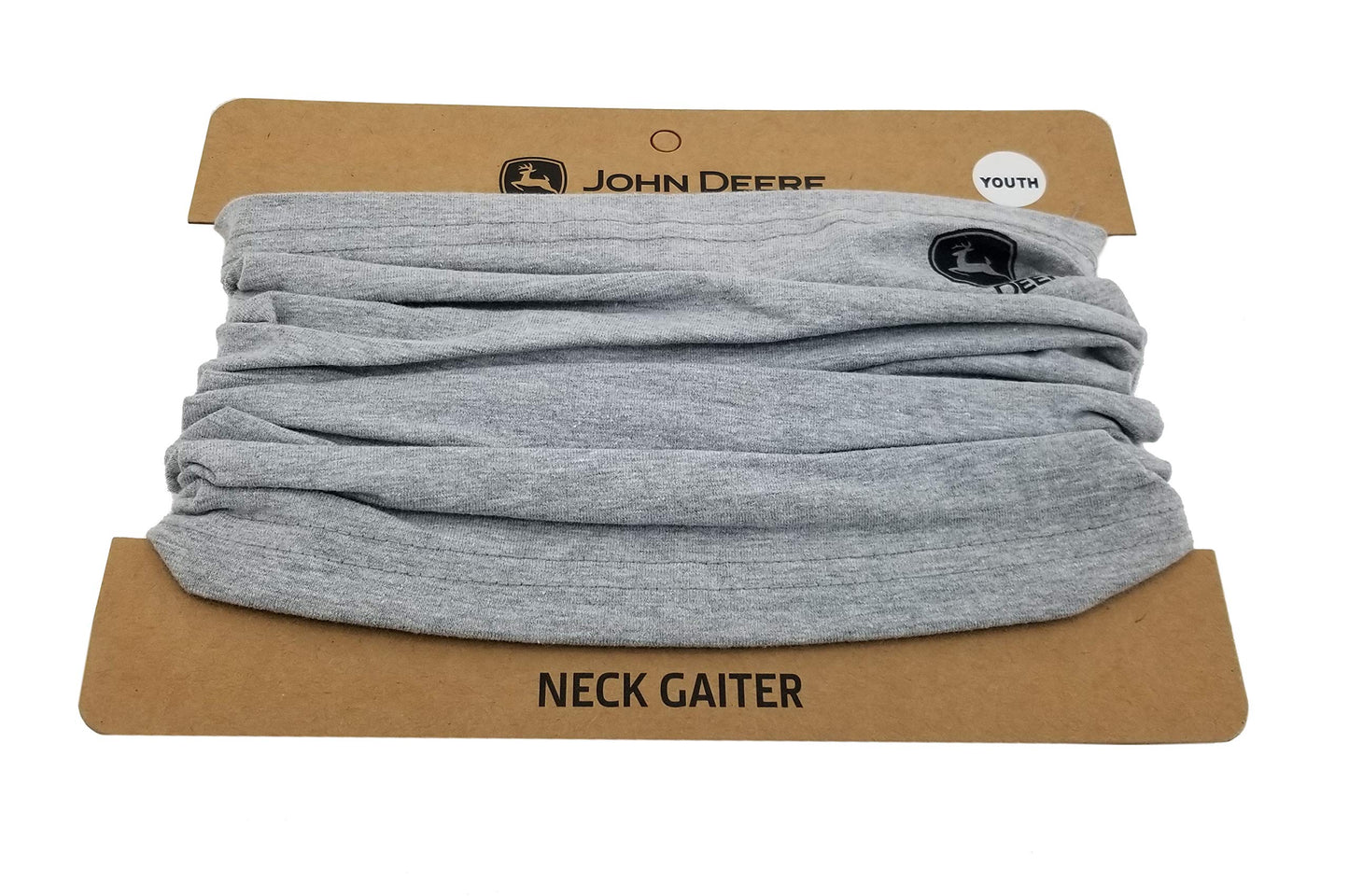 John Deere Youth Gray Neck Gaiter/Face Mask - LP76926