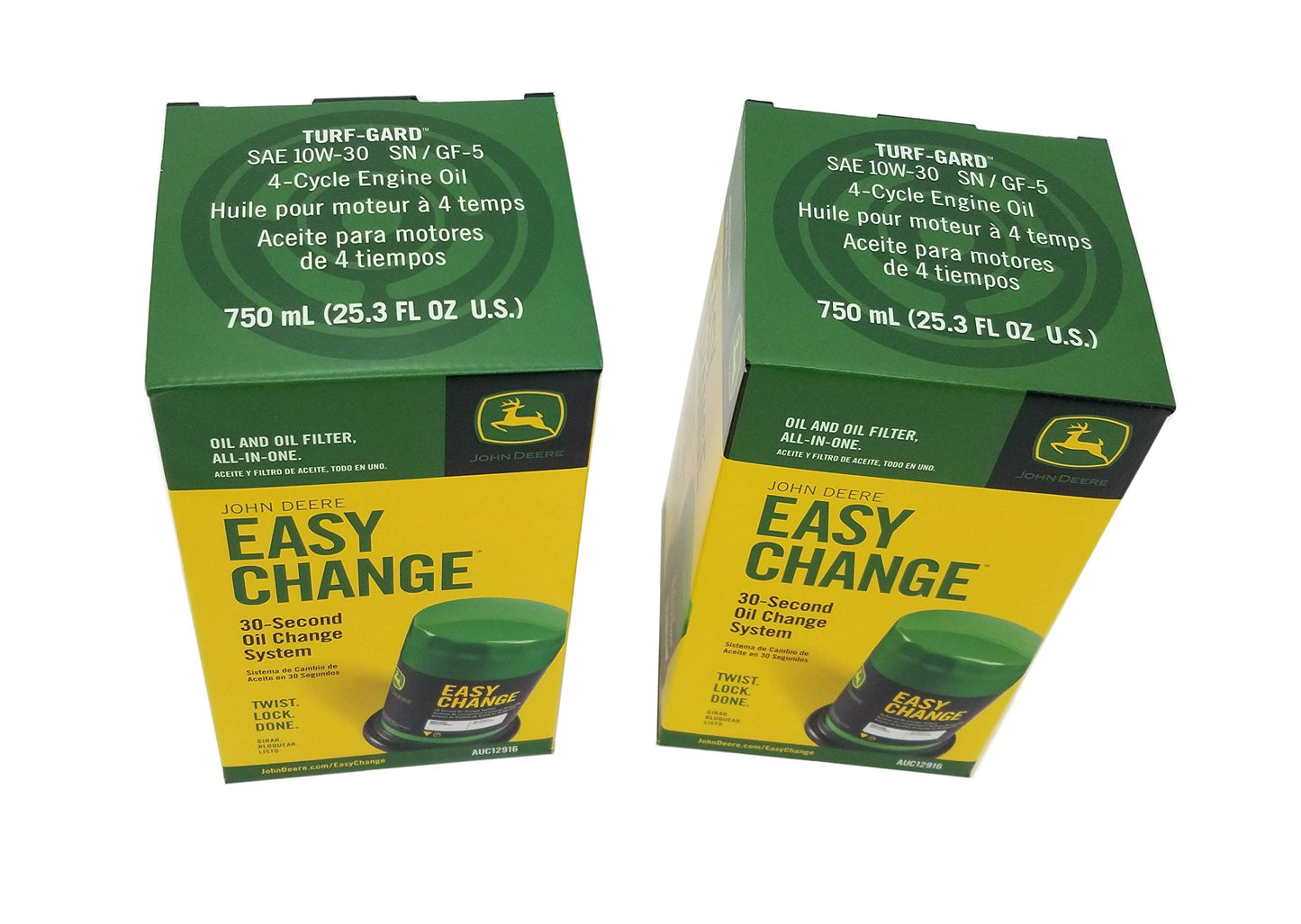 John Deere (2 PACK) Easy Change 30-Second Oil Change System - AUC12916,2