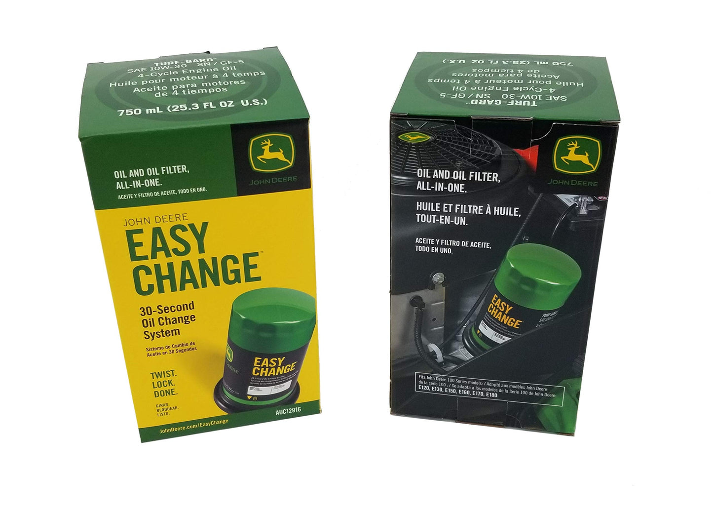 John Deere (2 PACK) Easy Change 30-Second Oil Change System - AUC12916,2