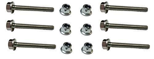 John Deere (6 PACK) Original Equipment Lock Nut/Screw Set - 19M7834A