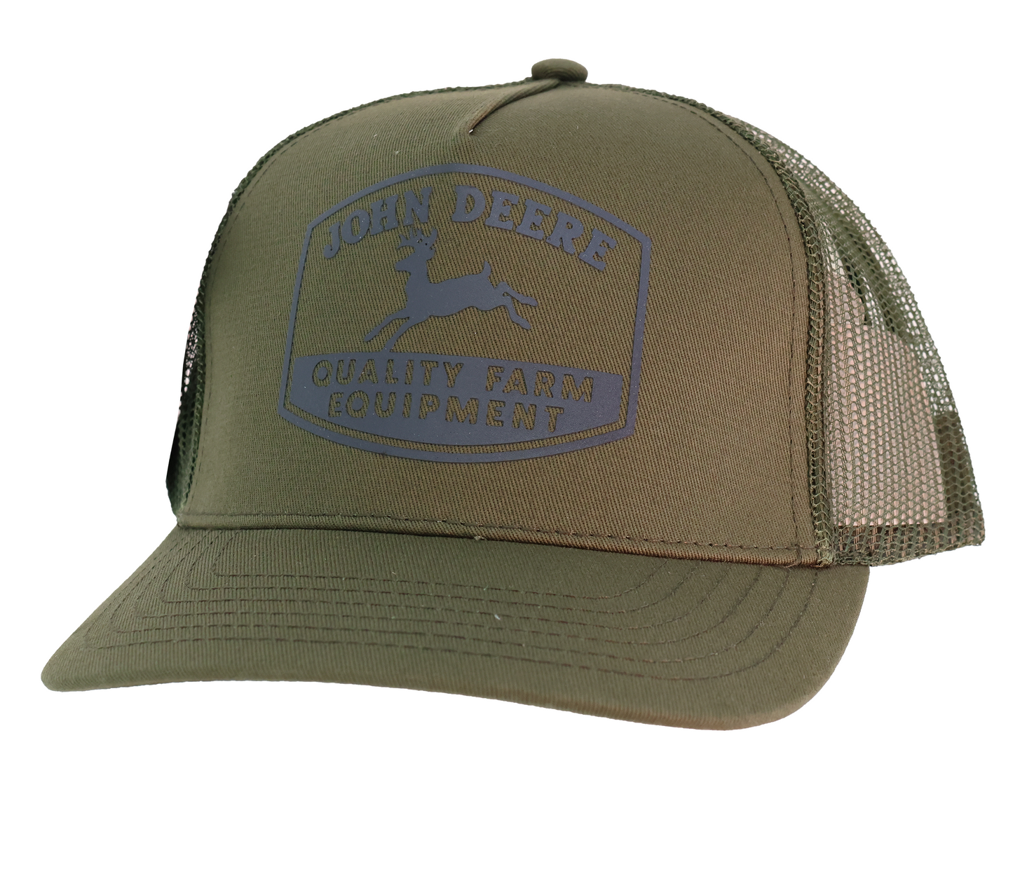 John Deere Olive Vintage Cotton Trucker Hat - LP83272