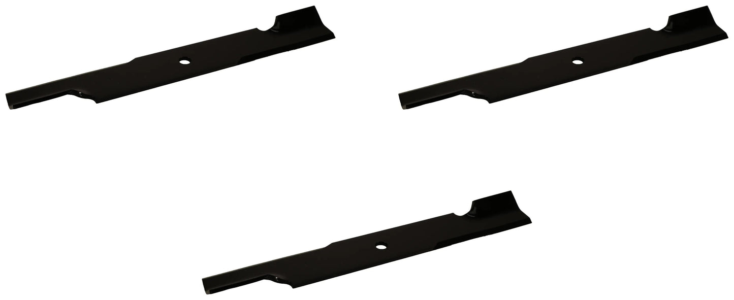 John Deere Original Equipment Mower Blade, Cut Length 165 Mm (6.5 Inch) (3-PACK) - TCU37208
