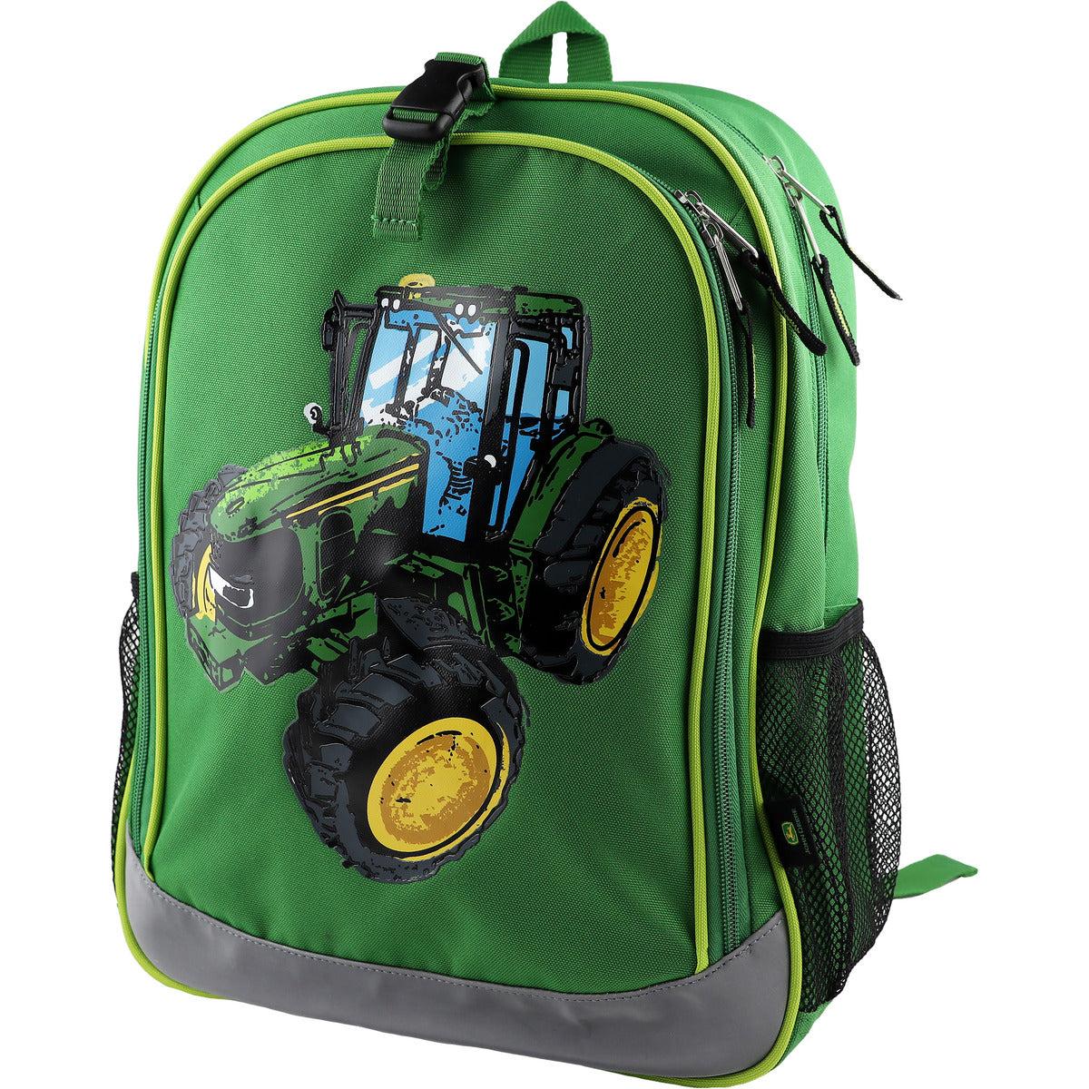 John Deere Boys' Tractor Backpack, Green - LP74364