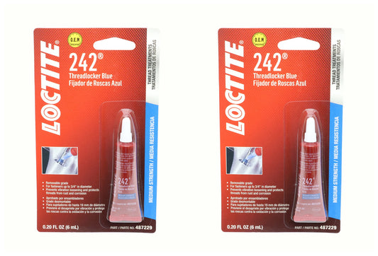 John Deere Original Equipment Loctite® Threadlocker 242®, Tube 6 Ml (0.20 Oz) (2-PACK) - PM37418