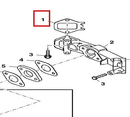 John Deere Original Equipment Gasket - MIU14002