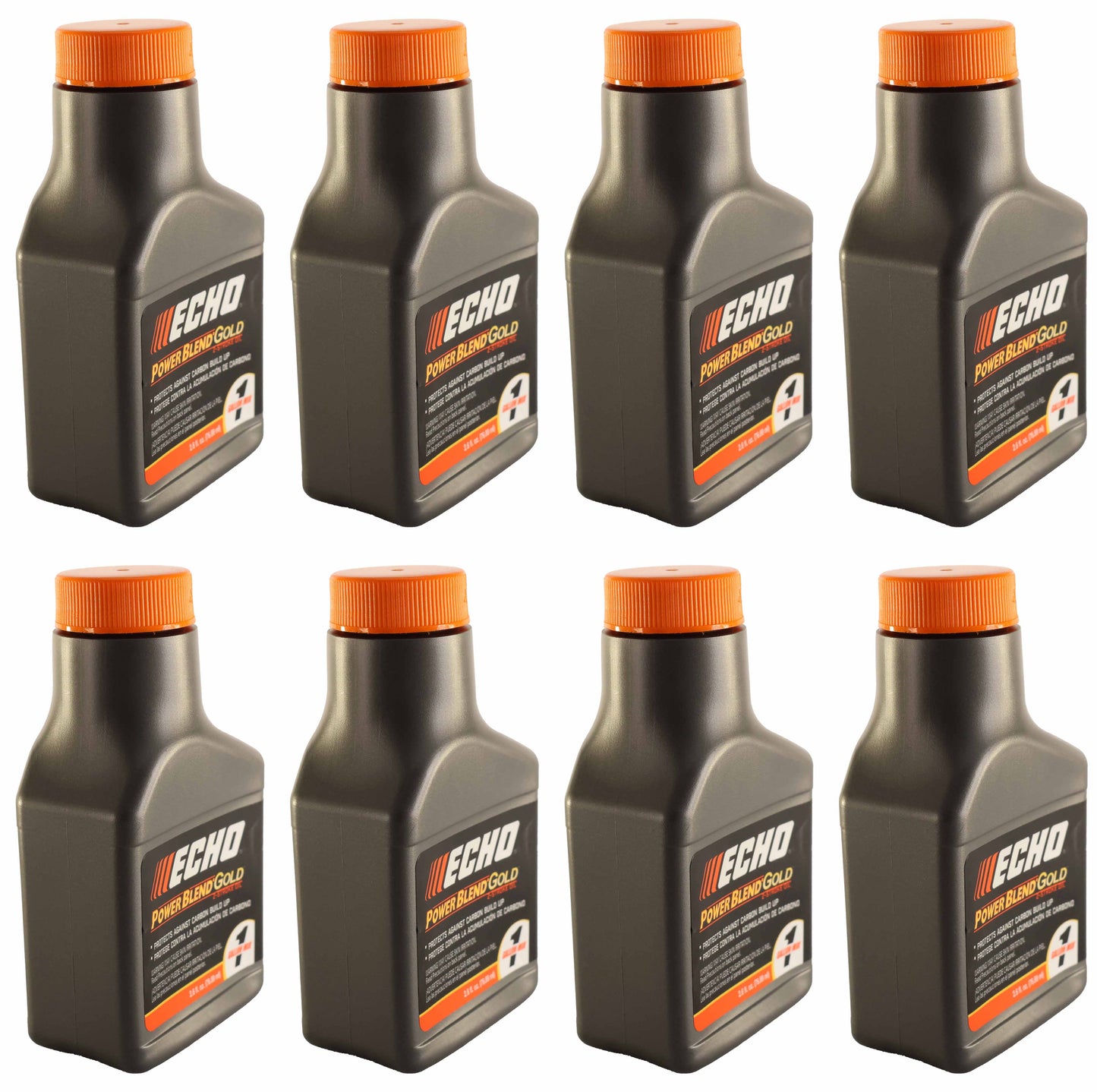 Echo Original Equipment 8-PACK PowerBlend Gold 2.6 Oz. 2-Stroke Engine Oil - 6450000