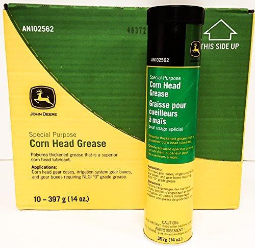 John Deere Polyurea Thickened Corn Head Gear Box Grease Lubricant (CASE of 10...