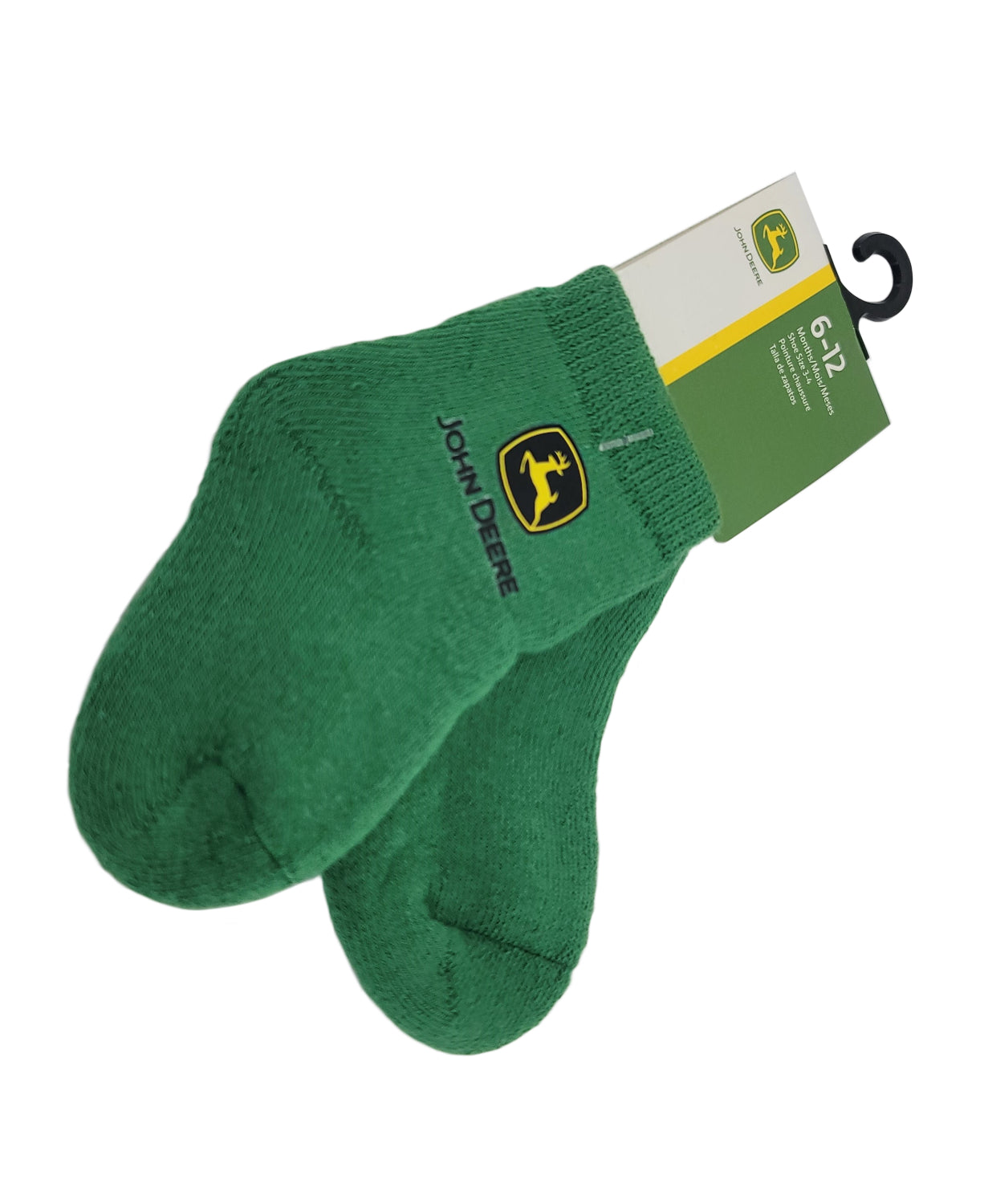 John Deere Logo Infant (6-12M) Crew Sock Green - LP64359