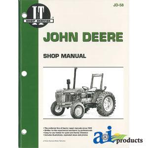 I&T Service JD-58 Diesel Models Shop Manual A-SMJD58