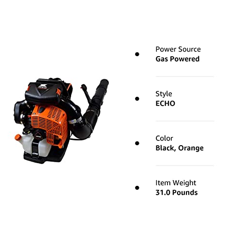 Echo 220 MPH 1110 CFM 79.9 cc Gas 2-Stroke X Series Backpack Blower with Tube-Mounted Throttle - PB-9010T