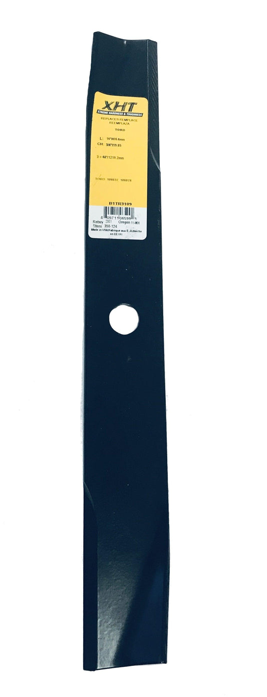 XHT, 16", 3/4" Replacement Blade for Toro 106637 106078 (Single) - B1TR3109,1