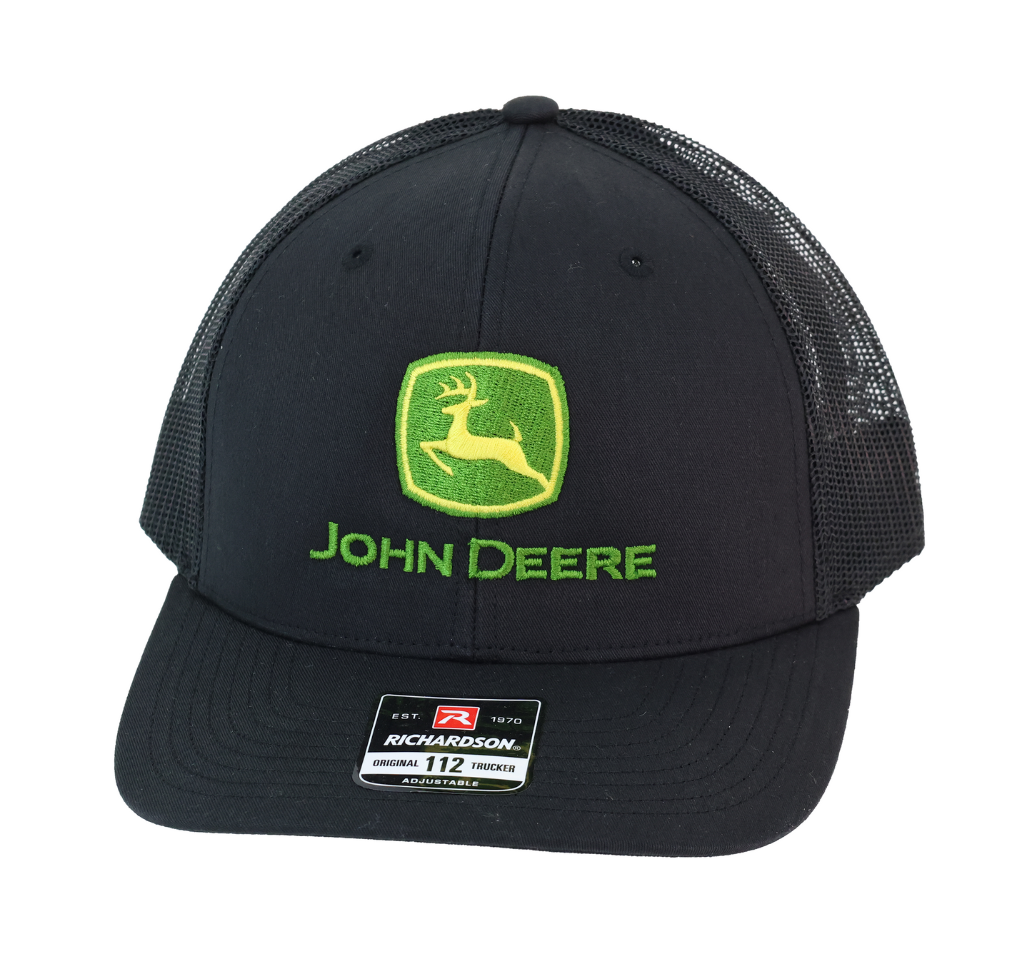 John Deere Black Richardson Trucker Hat - LP77845