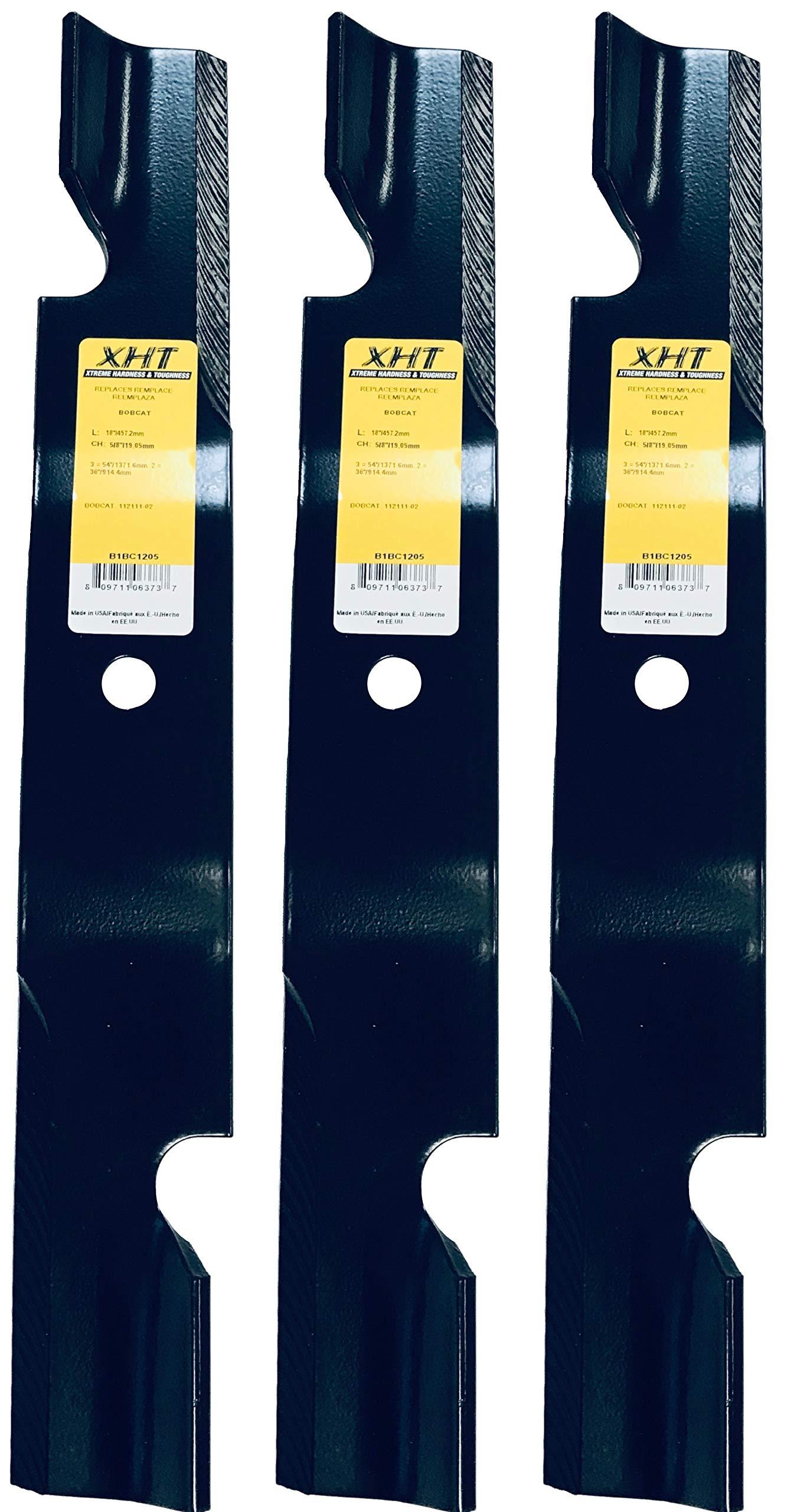 A&I XHT 18", 5/8", HL Mower Blade (Set of 3) - B1BC1205,3