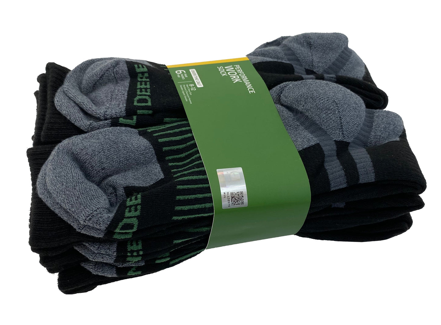 John Deere Mens Work Performance Calf Socks - LP84366