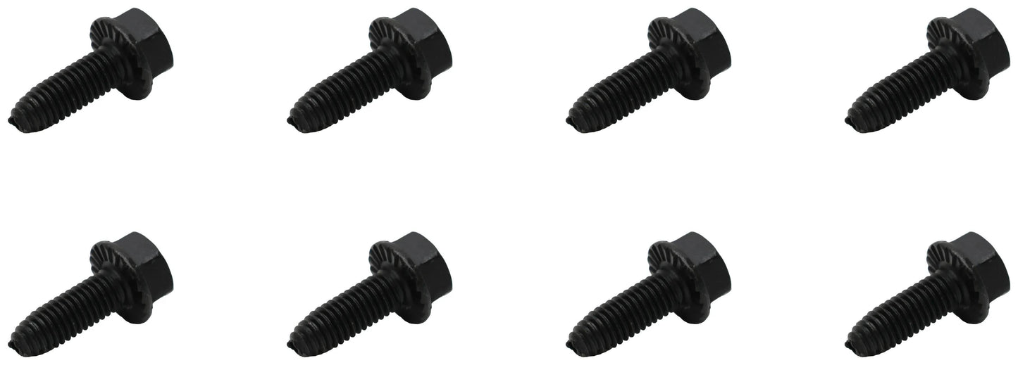 John Deere Original Equipment Hexagonal Flanged Head Self-Tapping Screw, M8 X 23.5 (8-PACK) - M159825