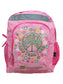John Deere "Peace, Love and Tractors" Backpack / Book Bag (Pink) - LP42816