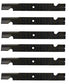 Set of 6 Replacement Blades for Bobcat 61" Cut 42180B WM14280B - B1BC1203