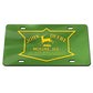 John Deere Green Vintage Logo License Plate - LP79721