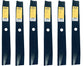 XHT, 16", 3/4" Replacement Blade for Toro 106637 106078 (Set of 6) - B1TR3109,6