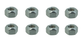 John Deere Original Equipment Lock Nut 8 Pack - E64256