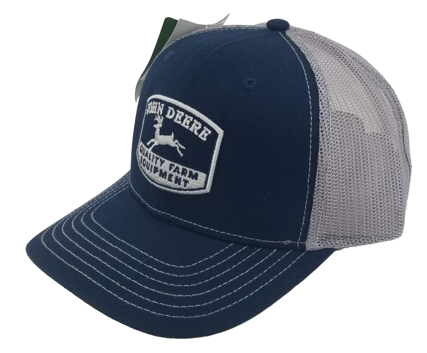 John Deere Mens' Navy/Grey Mesh Back Hat/Cap - LP73373