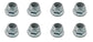 John Deere (8 PACK) Original Equipment Flangehead Locknut -14M7400,8
