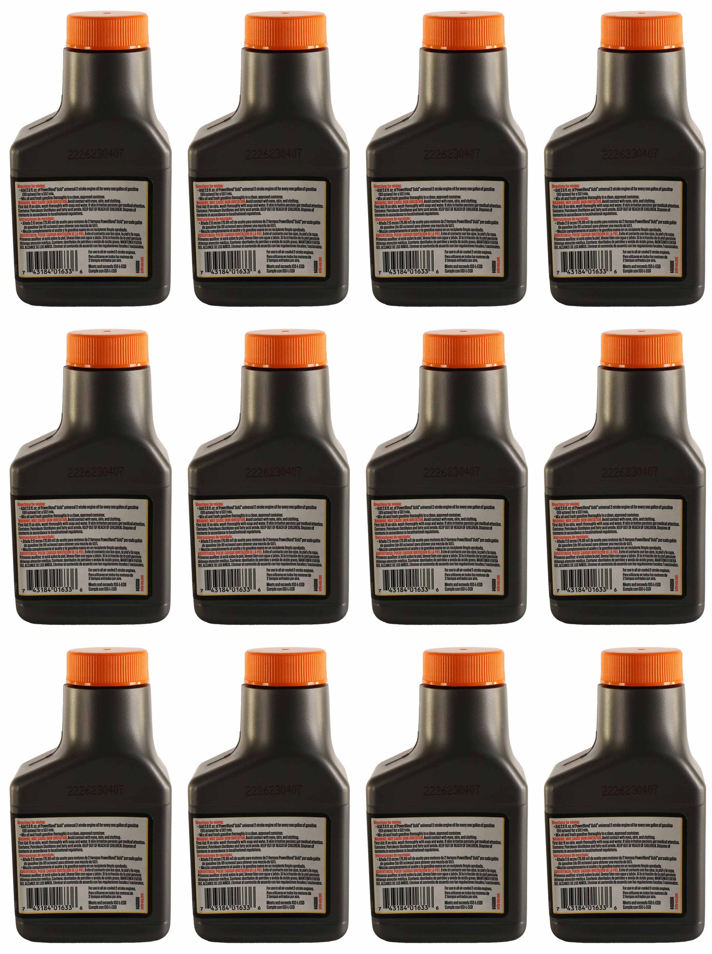 Echo Original Equipment 12-PACK PowerBlend Gold 2.6 Oz. 2-Stroke Engine Oil - 6450000