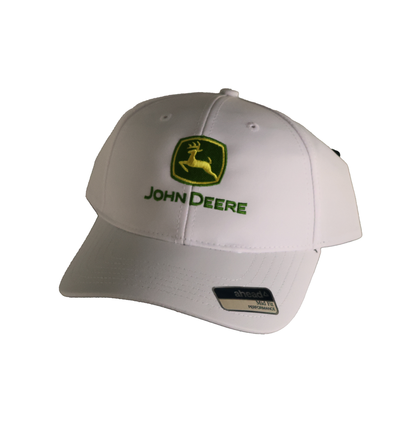 John Deere White Ahead NEBULA Cap - LP75752