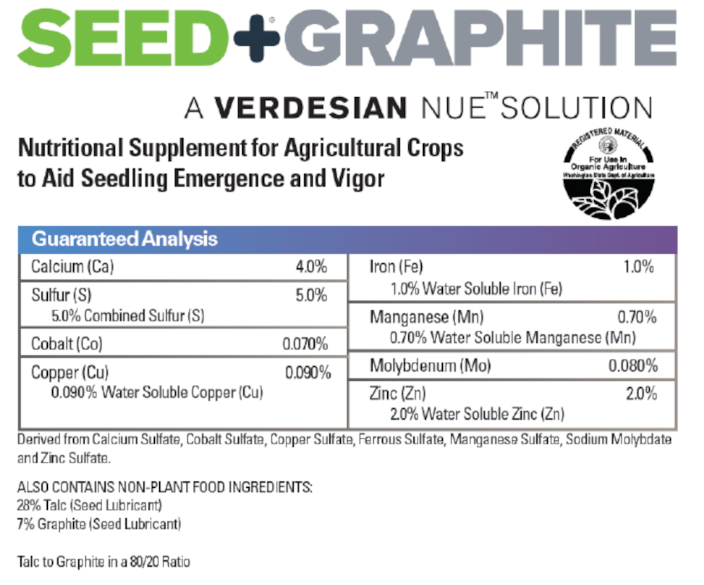 Verdesian 5lb Seed+Graphite Talc - STG00005