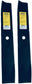 A&I XHT 17", 5/8" Mower Blade (Set of 2) - B1DC1500,2