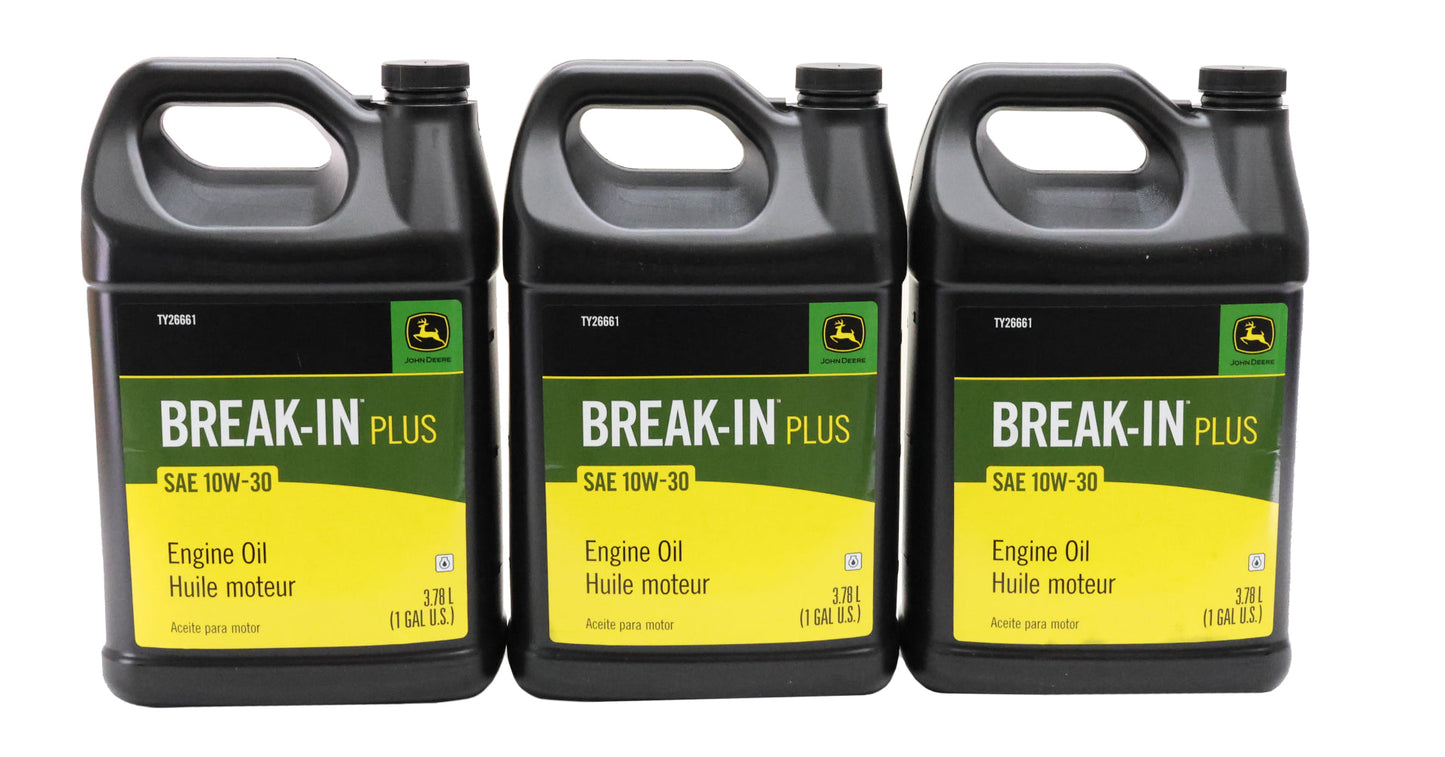 John Deere Original Equipment (3 Gallons) Break-In Plus Engine Oil - TY26661