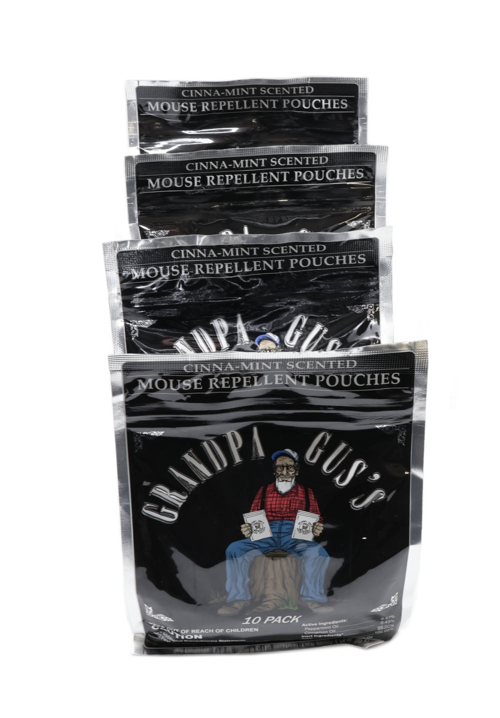 Grandpa Gus's (4 BAGS) Rodent Repellent Pouches - A-B1GPP106,4