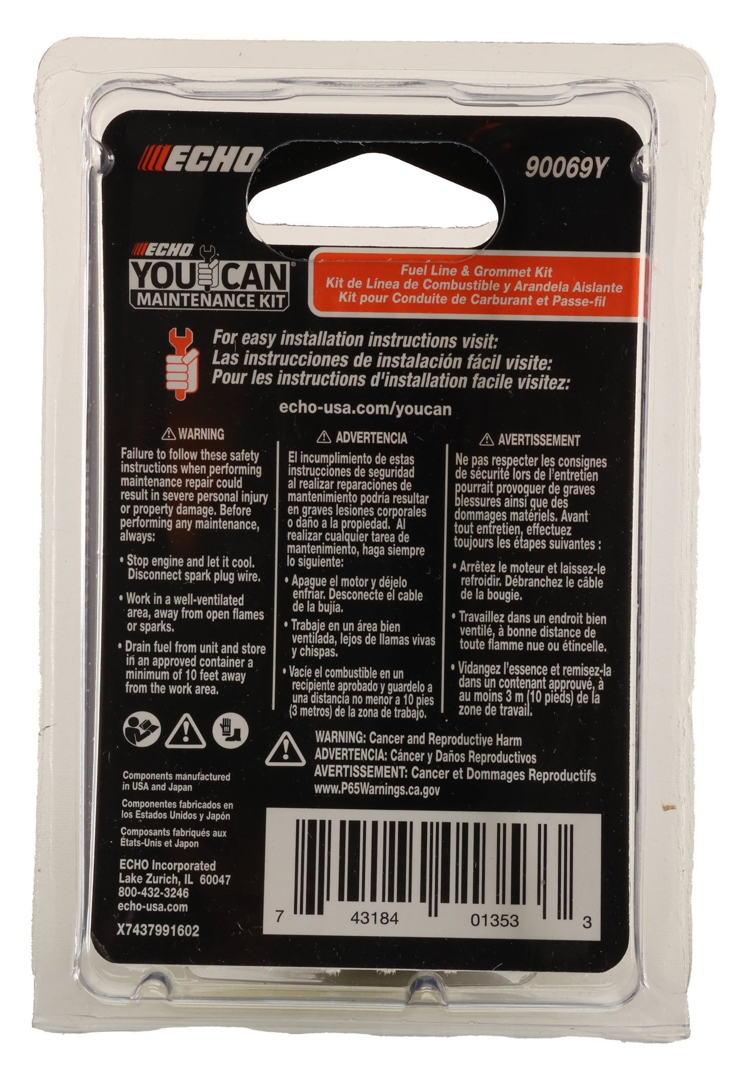 Echo Original Equipment FUEL SYSTEM KIT - YOUCAN  - 90069Y