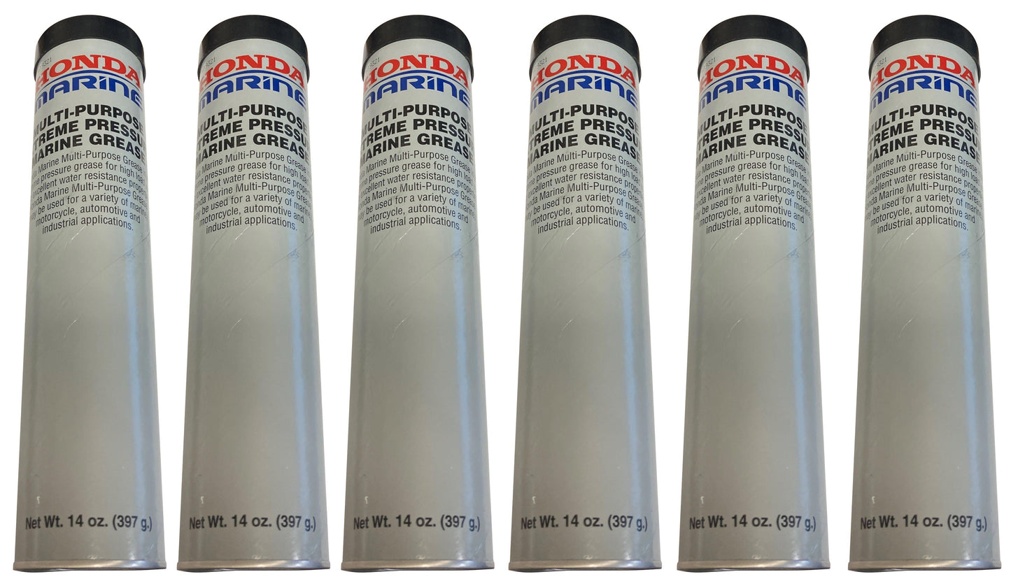 Honda (6-Pack) OEM Multi-Purpose Extreme Pressure Marine Grease - 08734-0003,6