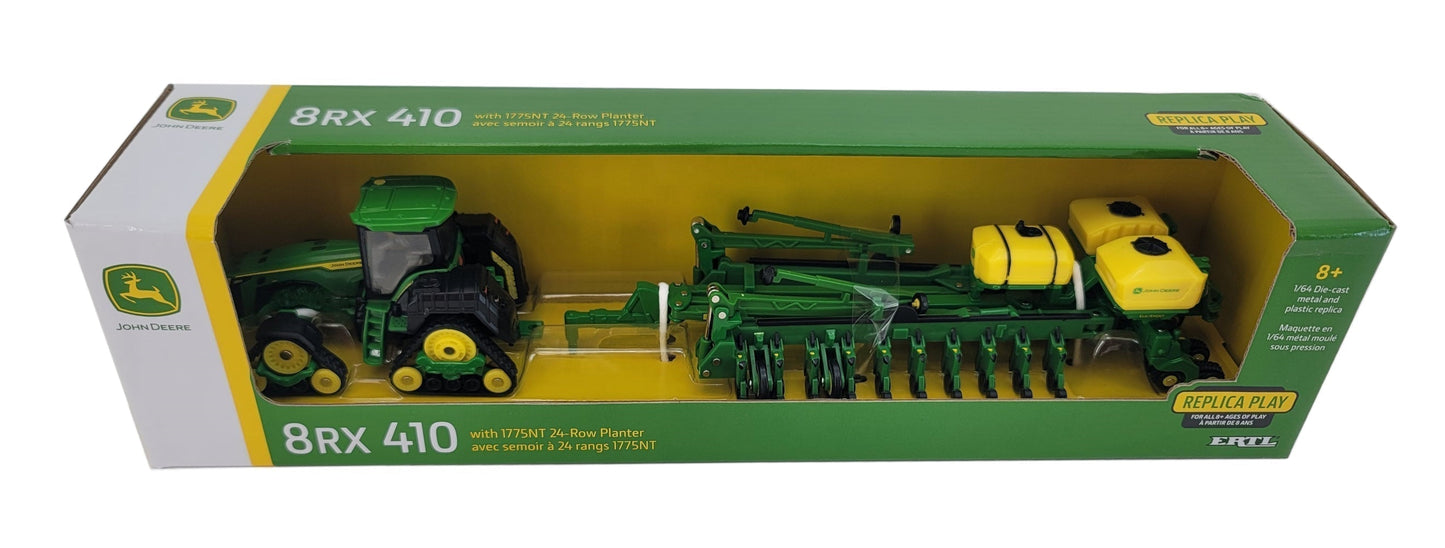 1/64 John Deere 8RX 410 w/ 1775NT 24-Row Planter Toy - LP82766