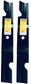 A&I XHT 18", 5/8", HL Mower Blade (Set of 2) - B1BC1205,2