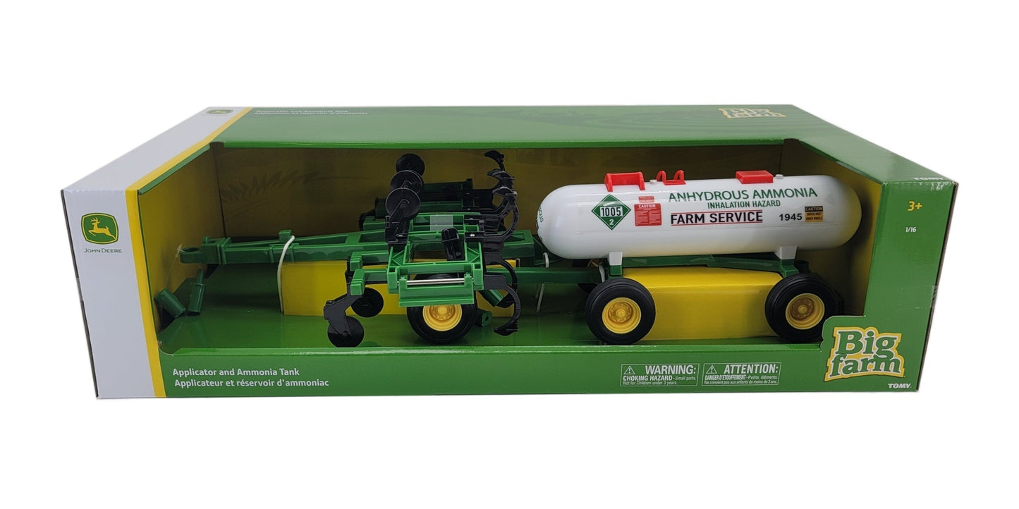 1/16 John Deere Applicator w/ Anhydrous Tank Toy - LP81013