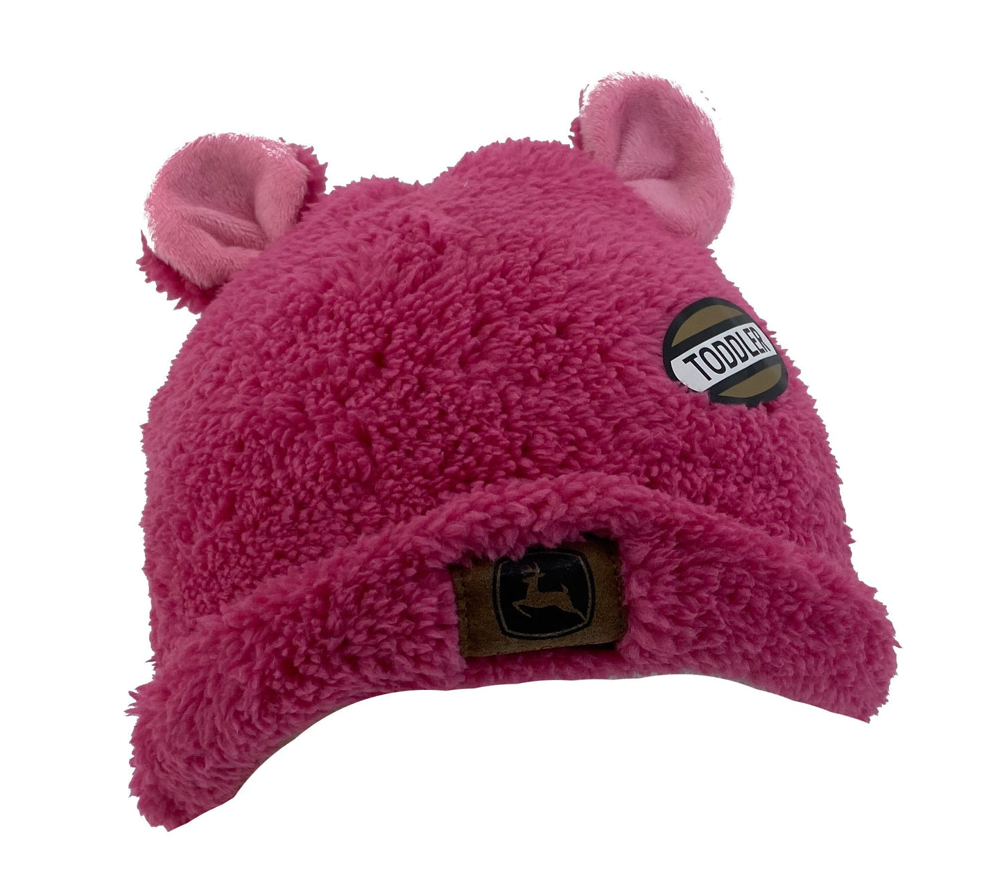 John Deere DGT Toddler Pink Polar Fleece Ear Hat - LP82737